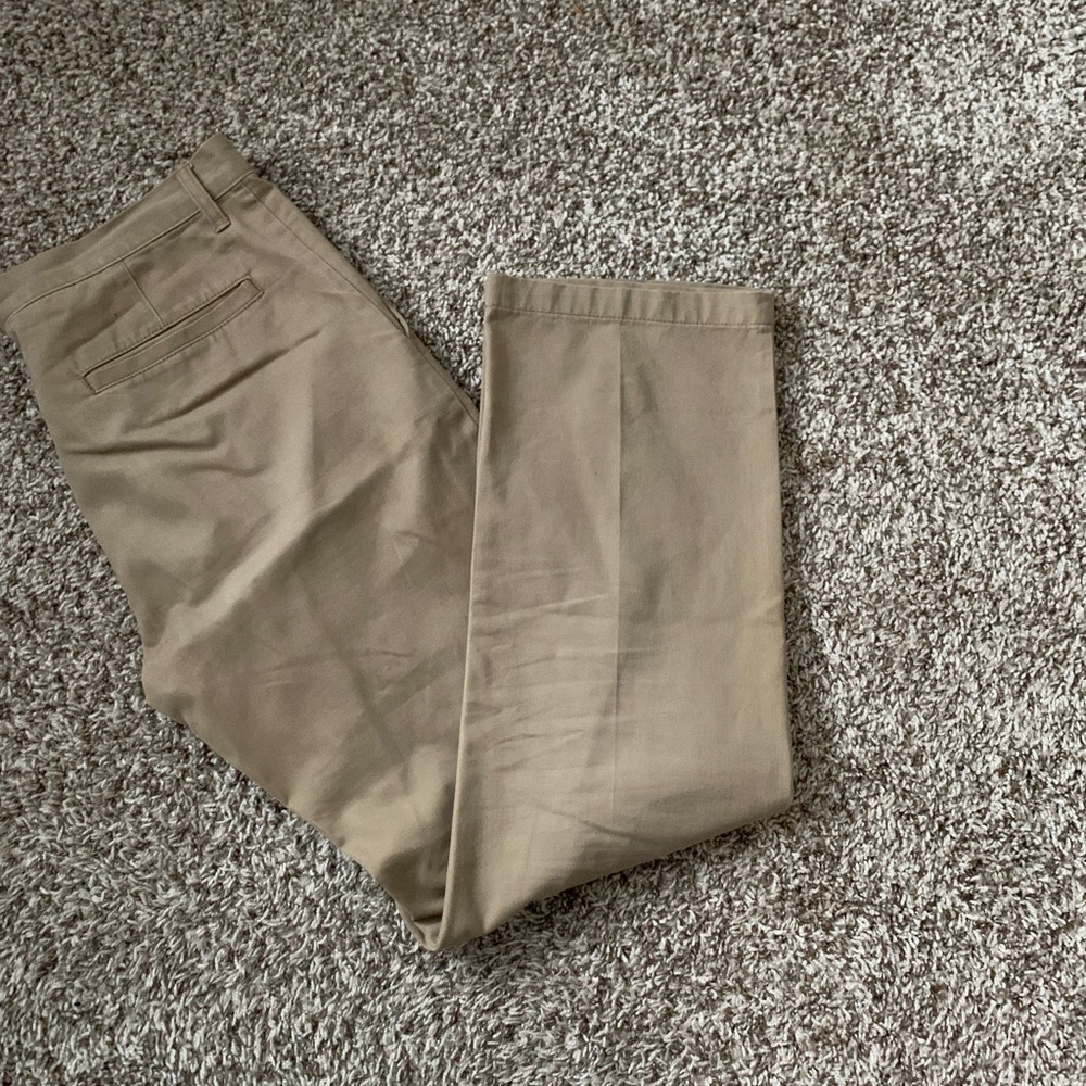 32’32 khaki straight cargo type pants or dress pant